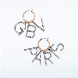 NWT Rhinestone Earrings Giambattista Valli x HM